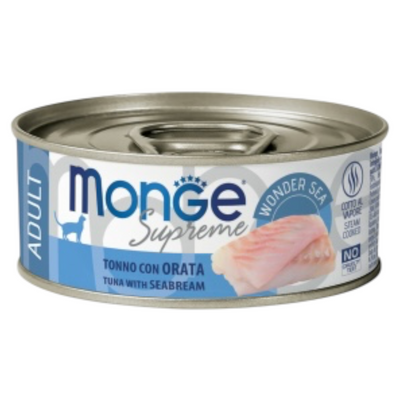 MONGE Gatto Supreme Adult Tonno con Orata 80Gr