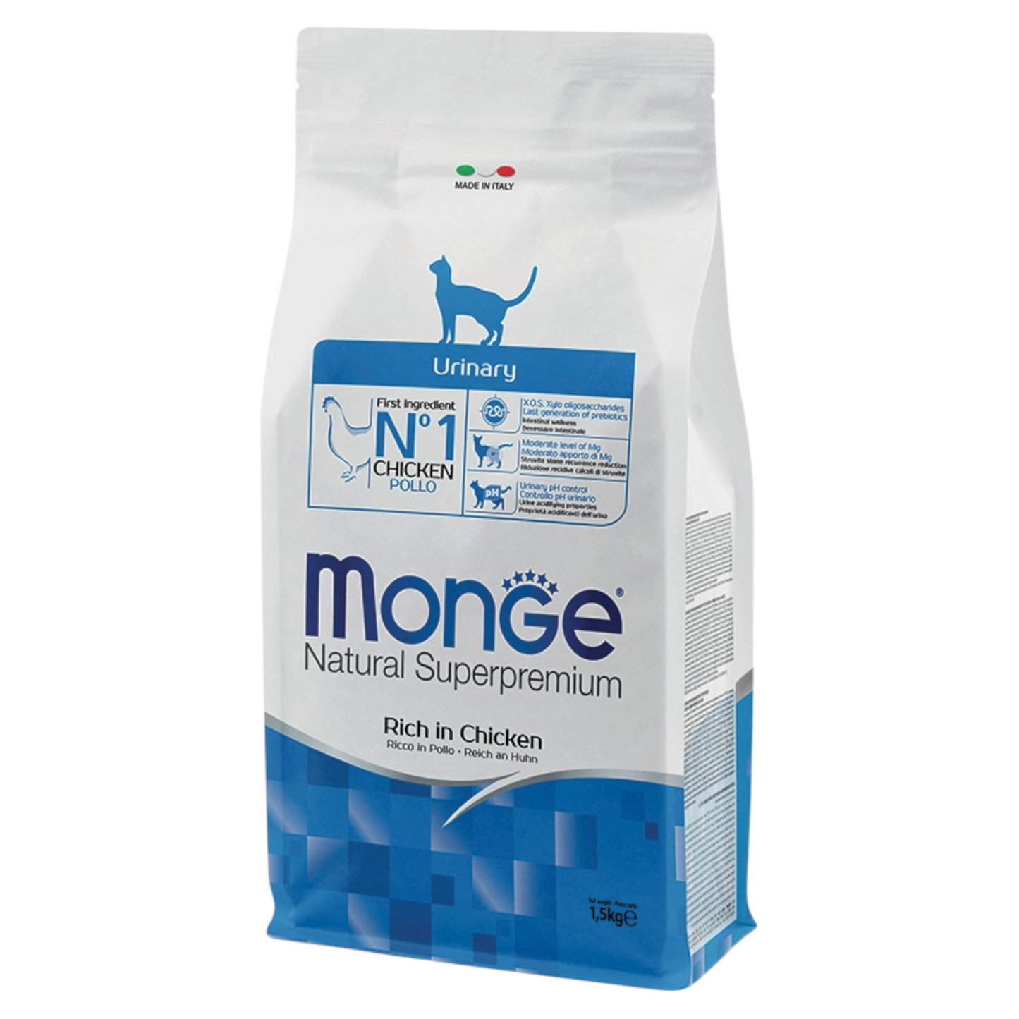 MONGE Gatto Urinary Pollo 1,5Kg