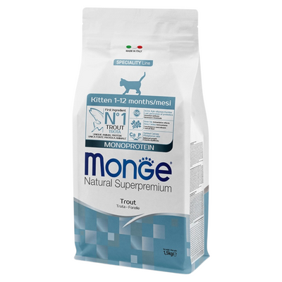 MONGE Gatto Kitten Trota 1,5Kg