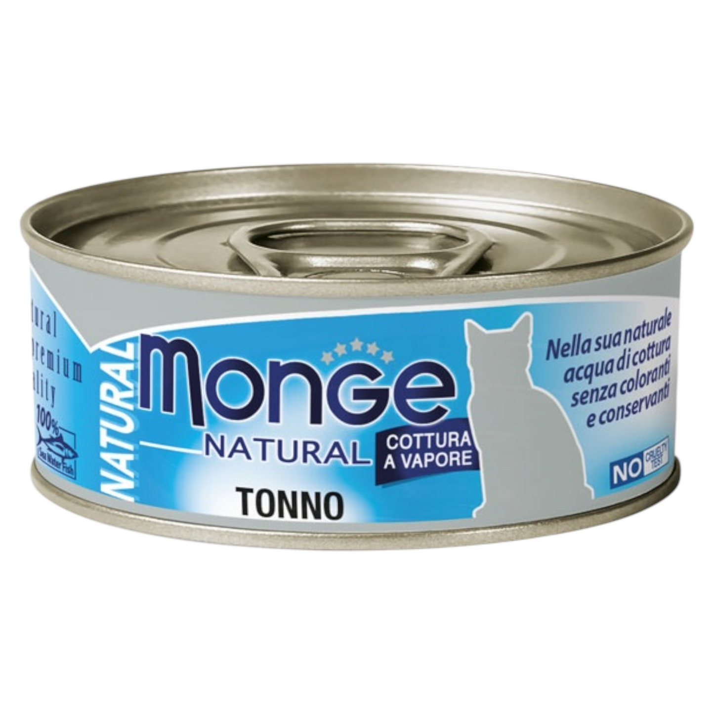 MONGE Gatto Natural Lattina Tonno 80gr