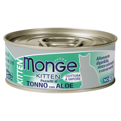 MONGE Gatto Jelly Kitten Lattina Tonno con Aloe 80gr