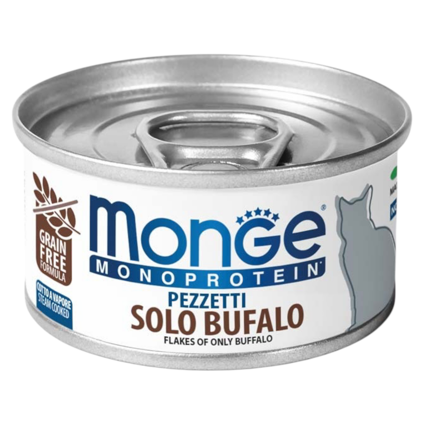 MONGE Gatto Monoprtein Sfilaccetti Bufalo 80gr