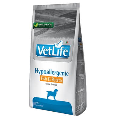FARMINA Vet Life Cane Hypoallergenic Pesce e Patate 2Kg