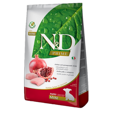 FARMINA N&D Cane Prime GF Mini Puppy - Pollo e Melograno 2,5Kg