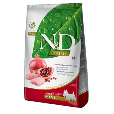 FARMINA N&D Cane Prime GF Mini Adult - Pollo e Melograno 7Kg