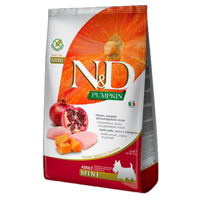FARMINA N&D Cane Pumpkin GF Mini Adult - Pollo, Zucca e Melograno 800gr