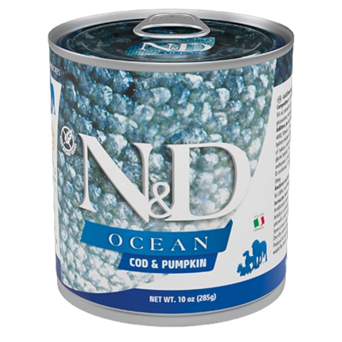 FARMINA N&D Cane Ocean Adult - Merluzzo e Zucca 6x285gr