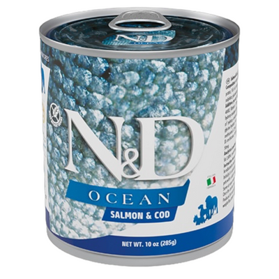 FARMINA N&D Cane Ocean Adult - Salmone e Merluzzo 6x285gr