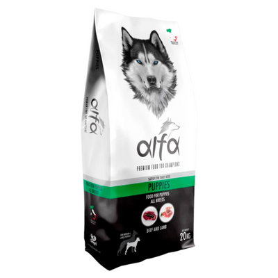 DAGEL Alfa Puppy Cane Premium All Breeds Manzo & Agnello 20Kg