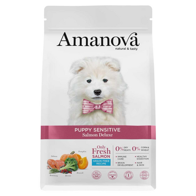 AMANOVA Cane Puppy Sensitive al Salmone GF 2Kg