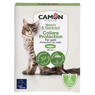 CAMON Collare barriera all'olio di Neem per gatti 35cm