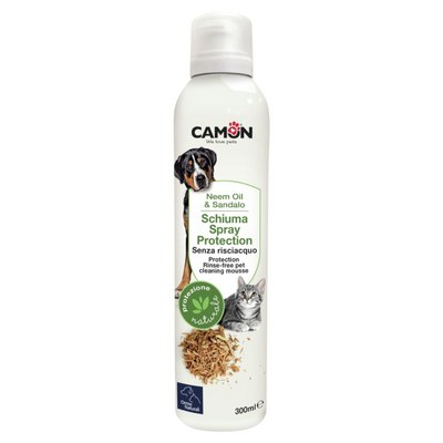 CAMON Schiuma spray senza risciacquo al Neem e Sandalo 300ml