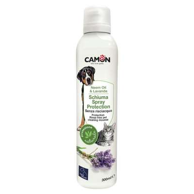 CAMON Schiuma spray senza risciacquo al Neem e Lavanda 300ml