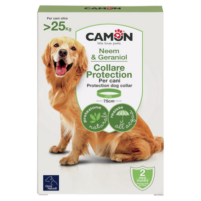 CAMON Collare barriera MAXI all'olio di Neem per Cane 75cm