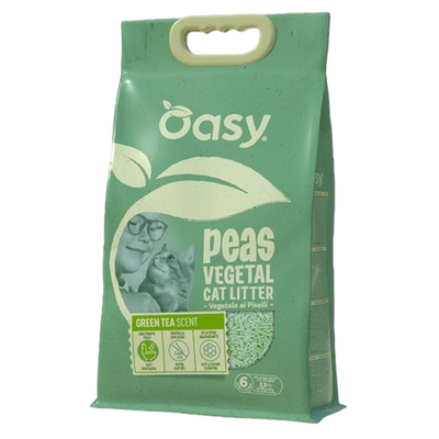 OASY Lettiera Vegetale Piselli Green Tea 6L