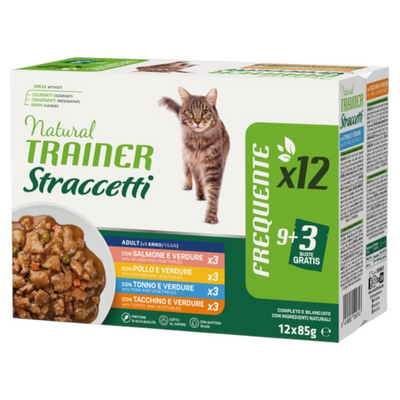 TRAINER Cat Multipack Straccetti Mix 9+3pz