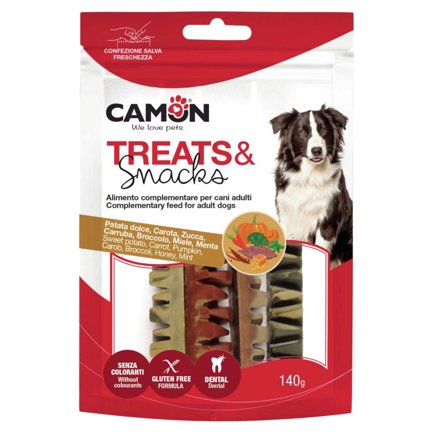 CAMON Dental Chocobar Mix Patata Dolce 4pz