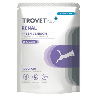 TROVET Gatto Renal Cervo 85gr