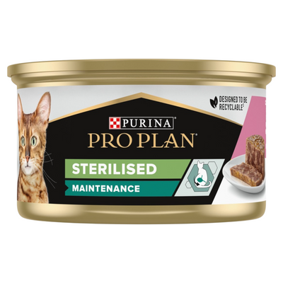 PURINA Gatto Sterilised Maintenance Tonno e Salmone 85gr