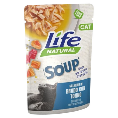 LIFE Cat Soup Salmone in brodo di Tonno 60gr