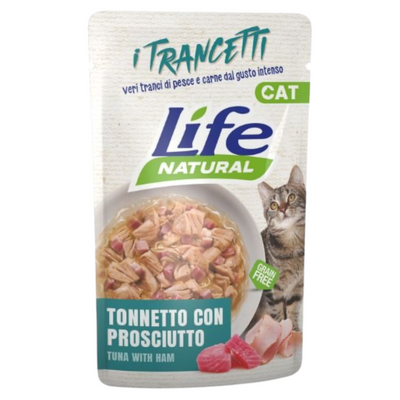 LIFE Cat Trancetti Tonno con Prosciutto 55gr