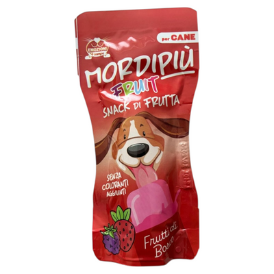 EMOZIONI A 4 ZAMPE Mordipiù Snack Cane Frutti di Bosco 50gr