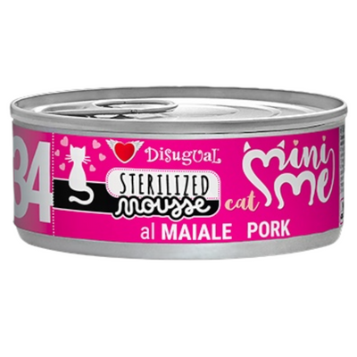 DISUGUAL Gatto Mini Me 34 Sterilised Mousse al Maiale 85gr