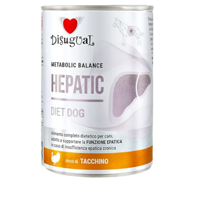 DISUGUAL Dog Hepatic Patè al Tacchino 400gr