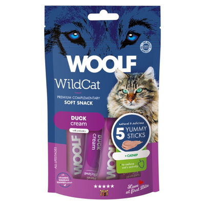 WOOLF Snack Gatto Soft Cream Anatra 70gr