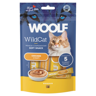 WOOLF Snack Gatto Soft Cream Pollo 70gr