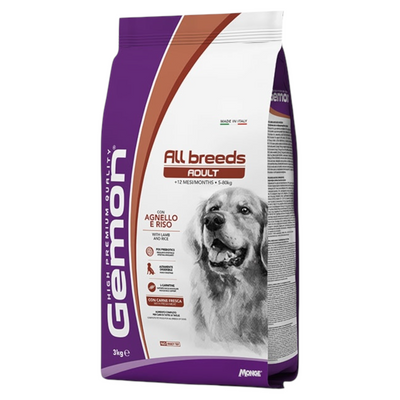 GEMON Cane All Breeds Adult Agnello e Riso 15Kg