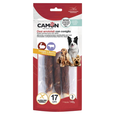 CAMON Snack Rolls Coniglio e Bovino 140gr