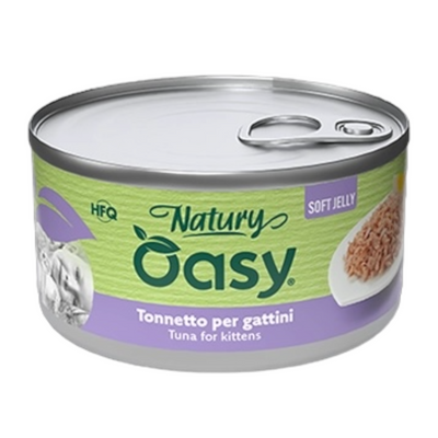 OASY Gatto Natury Broth Kitten Tonnetto 85gr