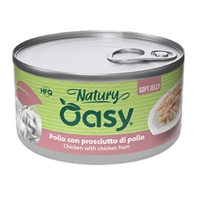 OASY Gatto Natury Broth Pollo con Prosciutto 85gr