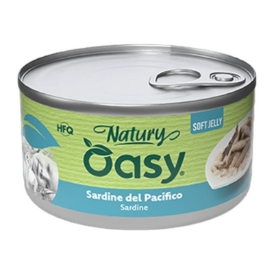 OASY Gatto Natury Broth Sardine con Verdure 85gr