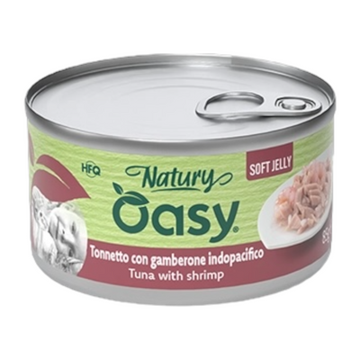 OASY Gatto Natury Broth Tonno con Gamberone 85gr