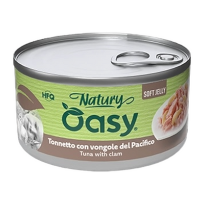 OASY Gatto Natury Broth Tonno con Vongole 85gr