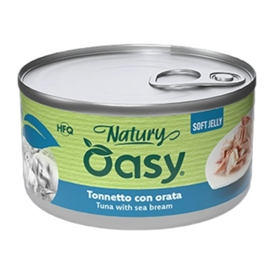 OASY Gatto Natury Broth Tonno con Orata 85gr