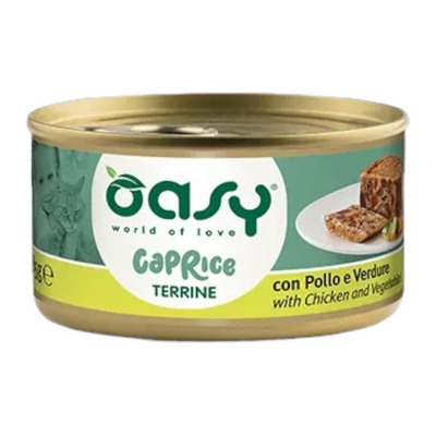 OASY Gatto Caprice Terrine con Pollo e Verdure 85gr