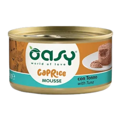 OASY Gatto Caprice Mousse per Gatti Tonno 85gr