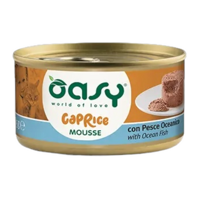 OASY Gatto Caprice Mousse per Gatti Pesce Oceanico 85gr