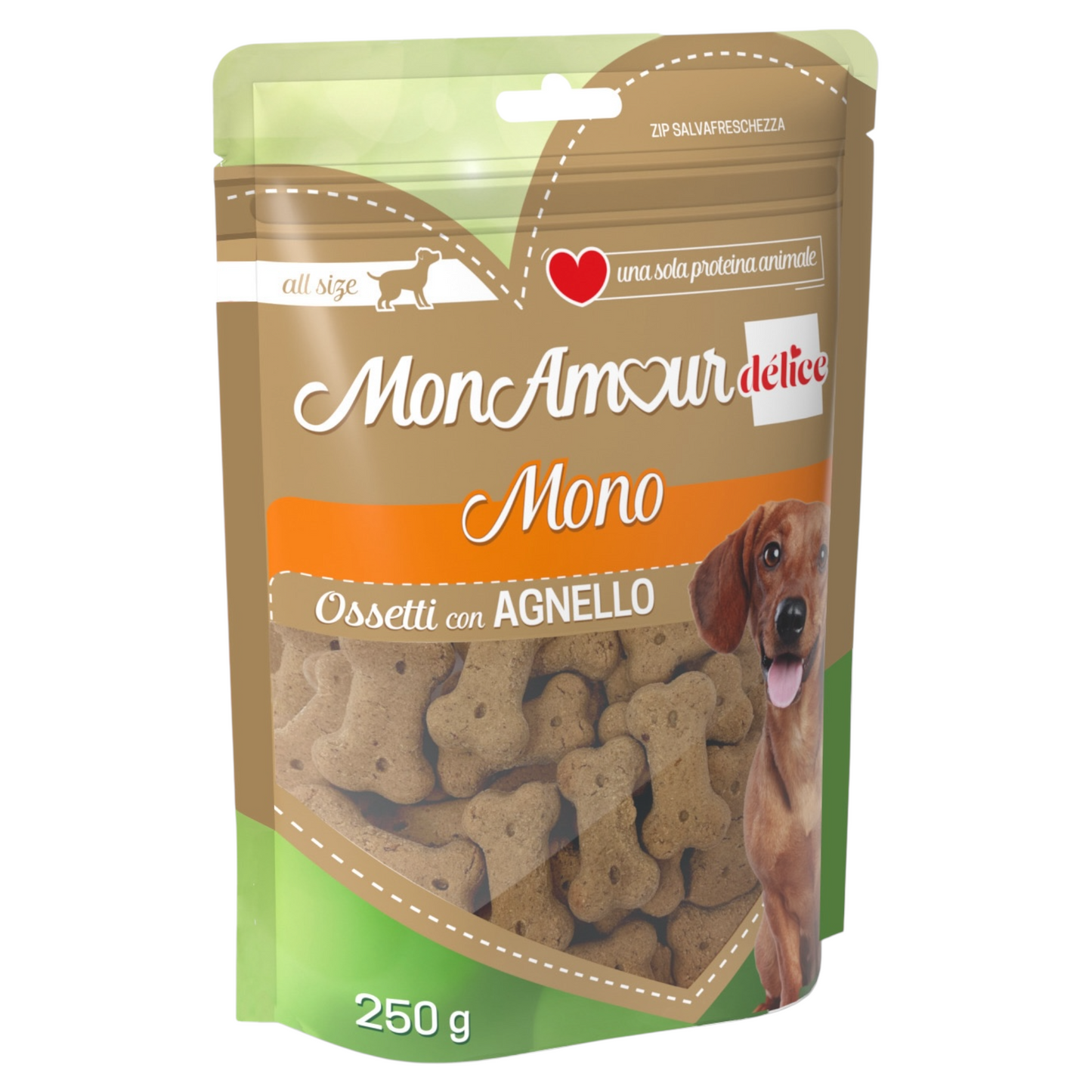 MON AMOUR Biscotti Mono Ossetti Agnello 250gr