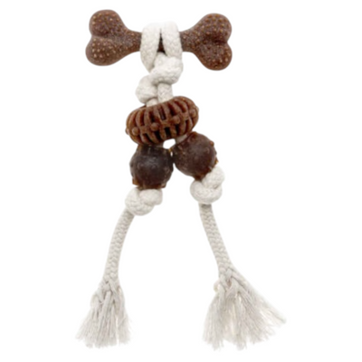 ECOMFY Woody Corda con Osso 20 cm