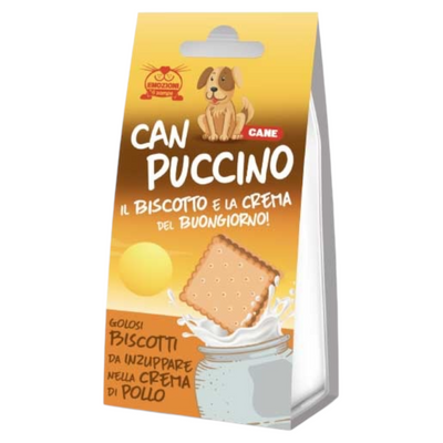 EMOZIONI A 4 ZAMPE Cane Can Puccino Biscotti Buongiorno 70gr