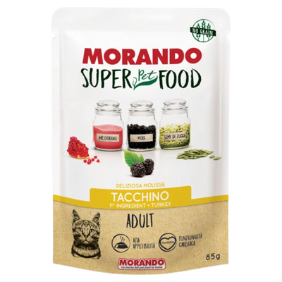 MORANDO Cat Superfood Adult Mousse Tacchino 85gr
