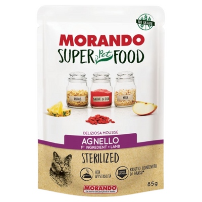 MORANDO Cat Superfood Sterilised Mousse Agnello 85gr