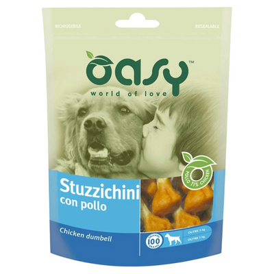 OASY Snack Cane Stuzzichini con Pollo 100Gr