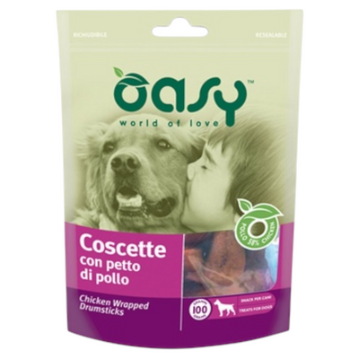 OASY Snack Cane Coscette di Pollo 100Gr