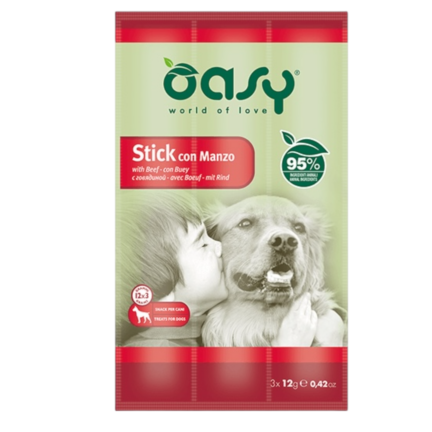 OASY Stick Cane con Manzo 3 Stick