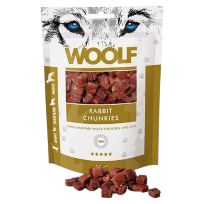 WOOLF Quadratini al Coniglio 100gr